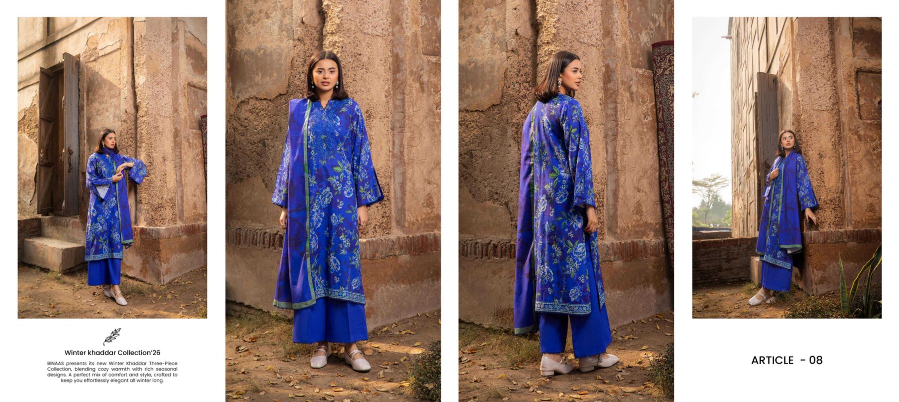 ZARGUL 3-PIECES LUXURY KHADDAR STITCHED - 027